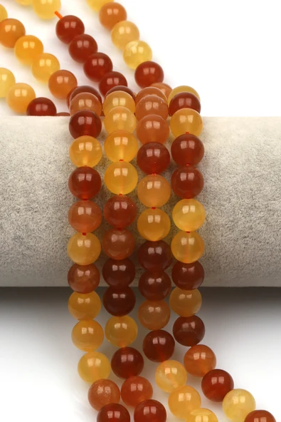 Sarı Kalsit (A Kalite) Doğal Taş Dizi 10 mm Küre Kesim - DZ-1090 ürün görseli 1