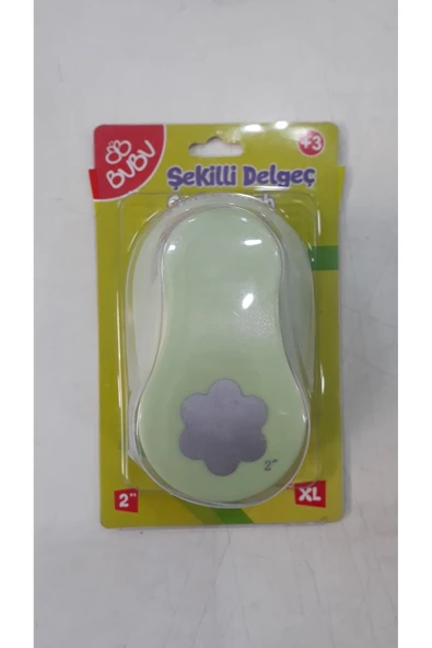 Bubu Bu-bu Şekilli Eva Ve Kağıt Delgeç Çiçek 2 L -de0009 ürün görseli 1