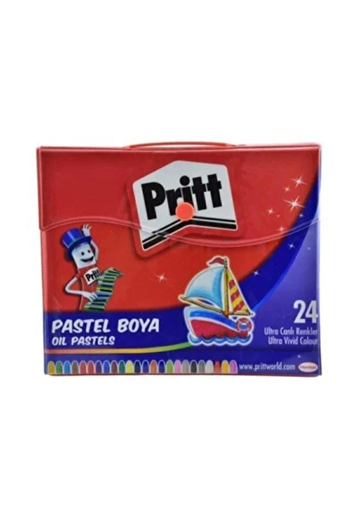 Pritt 24lü Çantalı Pastel Boya 1048064 ürün görseli 1