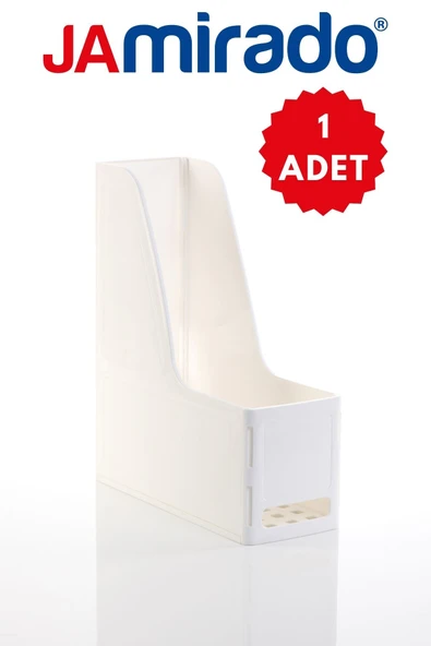 Jamirado MG 101 A4 DEMONTE PLASTİK DİKEY MAGAZİNLİK KLASÖR ARŞİV KUTUSU ORGANİZER SAKLAMA DEPOLAMA ürün görseli 1