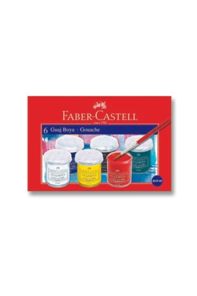 Faber Castell Guaj Boya 6'lı ürün görseli 1