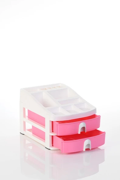 Ops Co 7201 Çok Amaçlı Çekmeceli Organizer Pastel Pembe ürün görseli 1