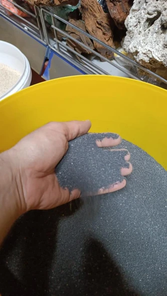 Netx AB Akvaryum Bitki Kumu Siyah 1 Kg 1,5 mm ürün görseli 1