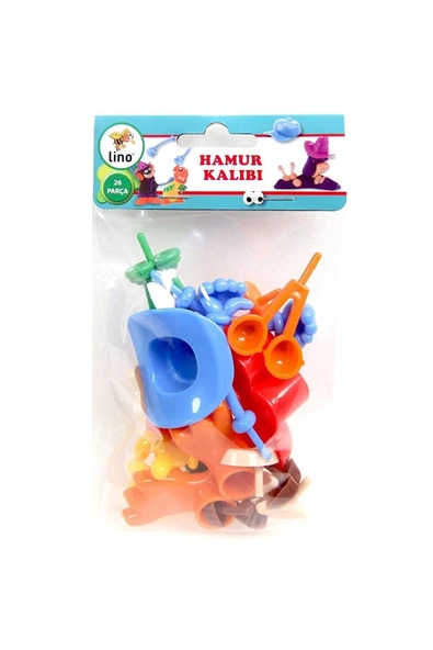 Lino Oyun Hamuru Kalıbı Vücut Parçaları 26 Parça - Resim 2