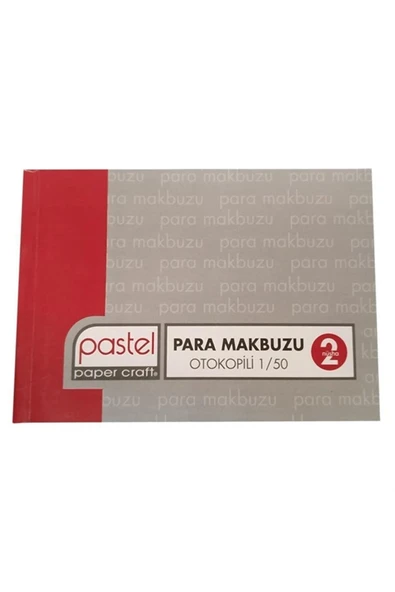 Pastel Para Makbuzu (10x14 Cm Ölçülerinde A6) Otokopili 1/50 2 Nüsha (1 Asıl 1 Suret) 36 Adet ürün görseli 1