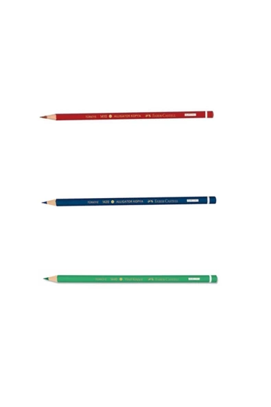 Faber Castell Kopya Kalemi (1 Kırmızı - 1 Mavi - 1 Yeşil ) ürün görseli 1