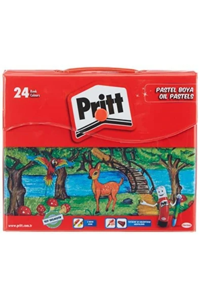Pritt 24lü Pastel Boya - Çantalı ürün görseli 1
