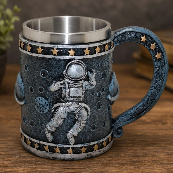 3D Astronot Tasarımlı Kupa Bardak ürün görseli 1
