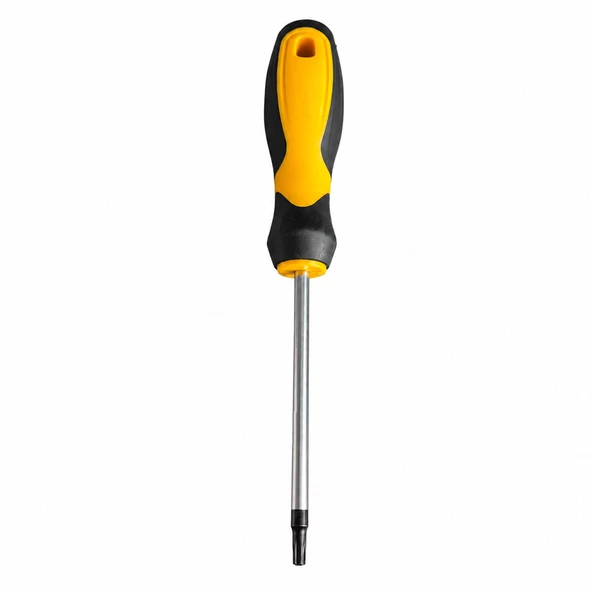 Torx Tornavida T25x100 Profesyonel Kullanım İçin Kaymaz Saplı Sertleştirilmiş Çelik Tornavida ürün görseli 1