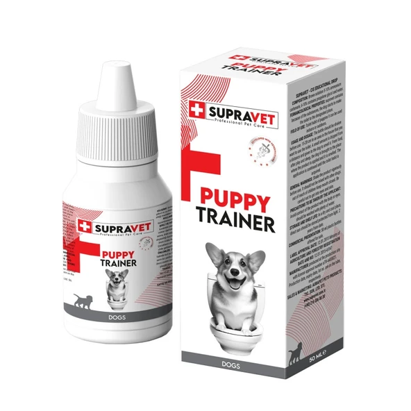 Supravet Yavru Köpek Tuvalet Çiş Eğitim Damlası 50 ML ürün görseli 1