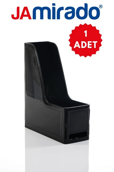 Jamirado MG 101 A4 DEMONTE PLASTİK DİKEY MAGAZİNLİK KLASÖR ARŞİV KUTUSU ORGANİZER SAKLAMA DEPOLAMA ürün görseli 1