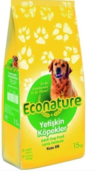 Econature Kuzu Etli 15 kg Yetişkin Köpek Maması ürün görseli 1