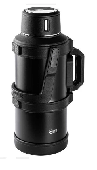 TANTİTONİ OKADI OUTDOOR SİYAH PASLANMAZ ÇELİK TERMOS 5 LİTRE ürün görseli 1