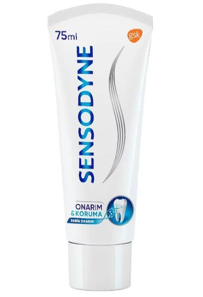 Sensodyne Onarım ve Koruma 75 ml Florürlü Diş Macunu ürün görseli 1