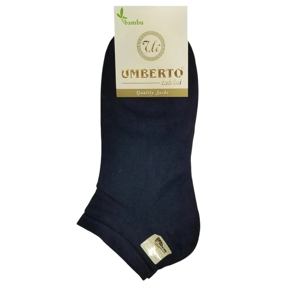 Umberto 12 Adet Erkek Doğal Bambu Patik Çorap -307 ürün görseli 1