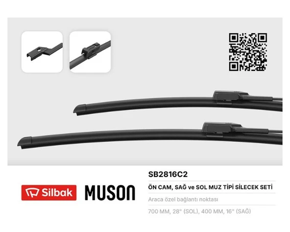 SİLECEK SÜPÜRGESİ 3008 5008 CADDY 2020 - ürün görseli 1