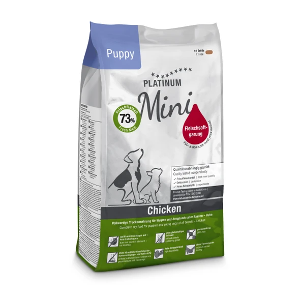 Platinum Mini Yavru Tavuklu Köpek Maması 900gr ürün görseli 1