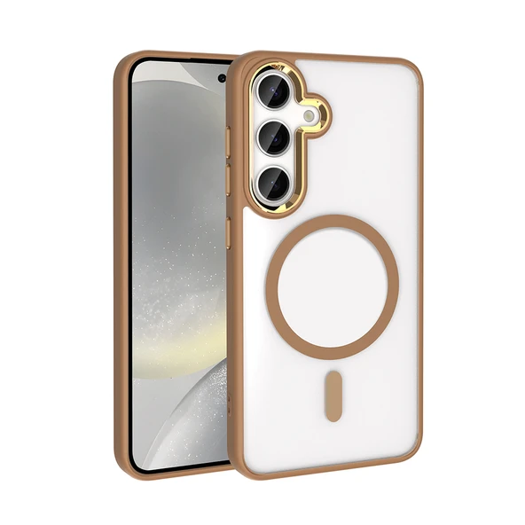 Galaxy S25 Plus Kılıf Magsafe Kamera Çevresi Metal Kirlenmeye Dayanıklı Premium Kapak ürün görseli 1