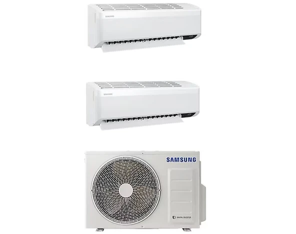 Samsung Wind Free Multi 1+2 Sistem AJ050TXJ2KH/EA 9+12 Btu Klima ürün görseli 1