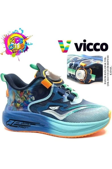 Vicco Pekmen 346.P26Y.161-04 Erkek Çocuk Spor Ayakkabı Mavi 26-29 ürün görseli 1