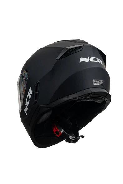 KASK KAPALI 802 ÇOCUK ECE BELGELİ- MAT SİYAH - Resim 3