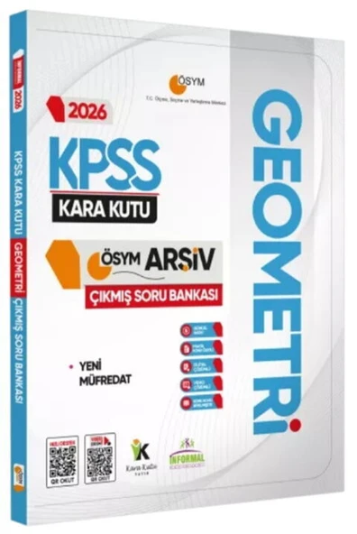 İnformal Yayınları KPSS Geometri nin Kara Kutusu ÖSYM Çıkmış Soru Havuzu Bankası ürün görseli 1