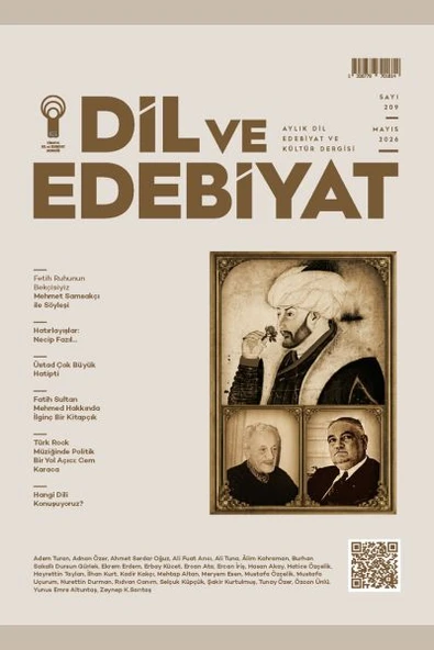 Dil ve Edebiyat Dergi 209.Sayı Mayıs 2026 ürün görseli 1