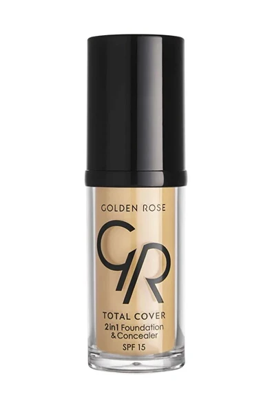 Golden Rose Total Cover 2si1 Arada Kapatıcı ve Fondöten No: 03 Almond - 30 ml ürün görseli 1