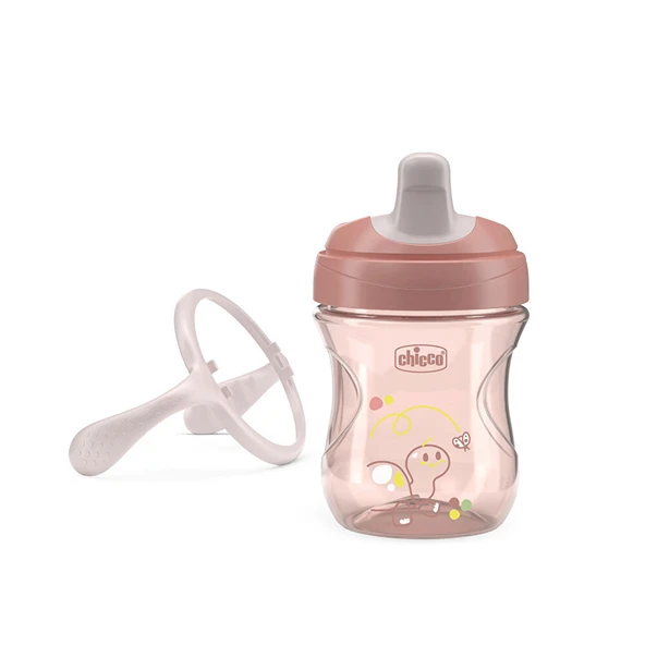 Yarı Yumuşak Uçlu Alıştırma Bardağı 6+ Ay 200 ml Kız ürün görseli 1
