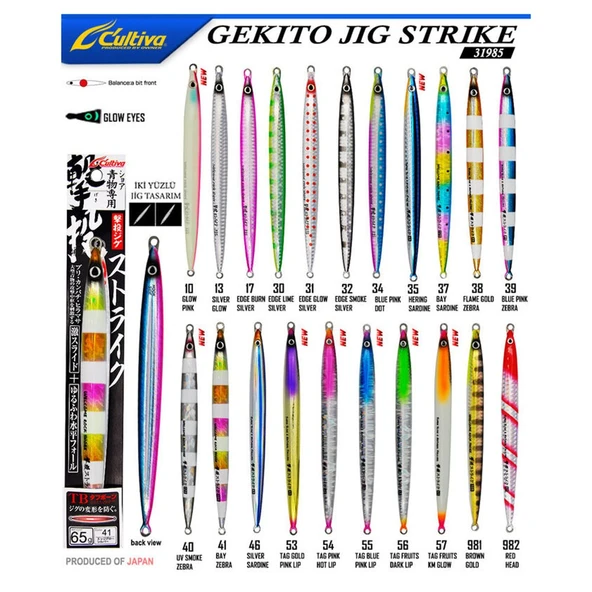 Owner Cultiva Gekito Strike 14cm 65 gr Jig Yem ürün görseli 1
