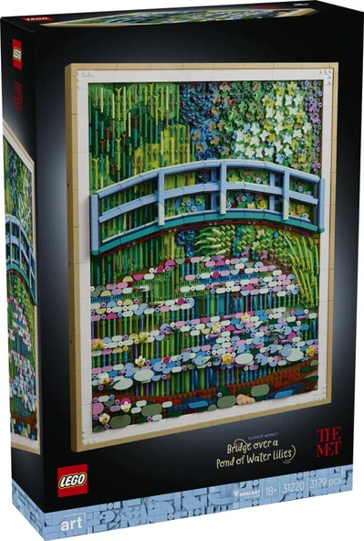 LEGO Art 31220 Claude Monet - Bridge over a Pond of Water Lilies ürün görseli 1