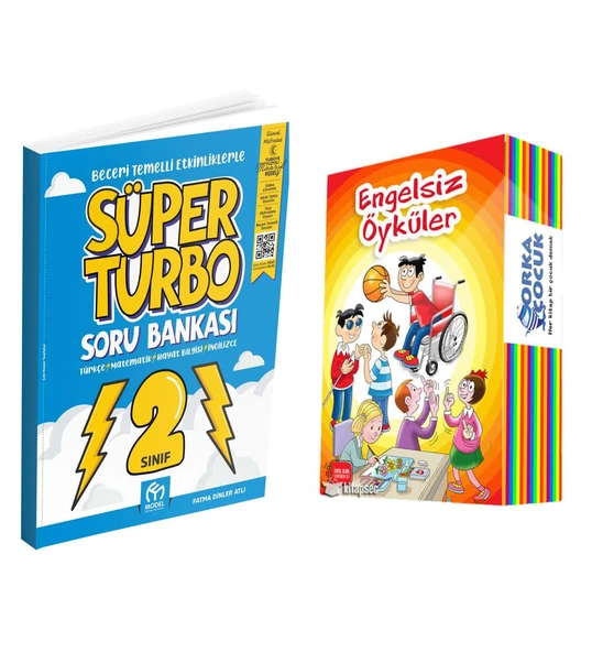 2. Sınıf Süper Turbo Soru Bankası Ve Engelsiz Öyküler 6 Kitap ürün görseli 1