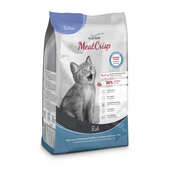 Platinum MeatCrisp Balıklı Yavru Kedi Maması 1,5kg ürün görseli 1