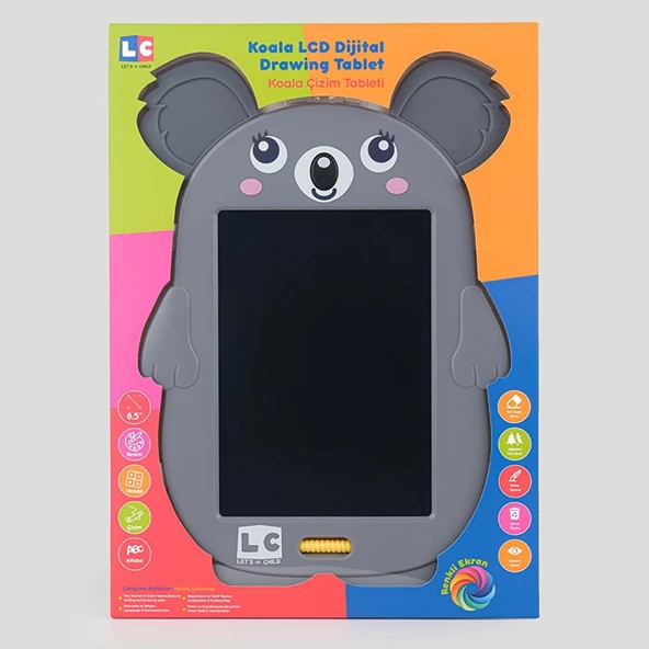 LC Koala Çizim Tableti 8,5 İnç (3 ADET) - Resim 2