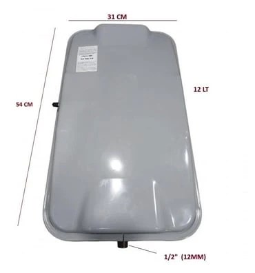 KOMBİ GENLEŞME TANKI 1/2" 12 LT BOSCH CLASS-BUDERUS LOG UO72 GRİ (77890032084) ürün görseli 1