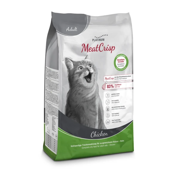 Platinum MeatCrisp Tavuklu Yetişkin Kedi Maması 1,5kg ürün görseli 1