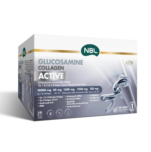 NBL Glucosamine Collagen Active 30 Saşe ürün görseli 1