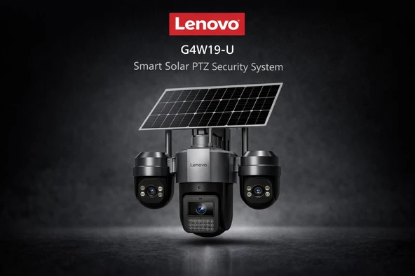 Lenovo G4W19-U (W14C-Z-U) 3 Lensli 4K Ultra HD 4G SOLAR Kamera Dual PTZ AOV ürün görseli 1