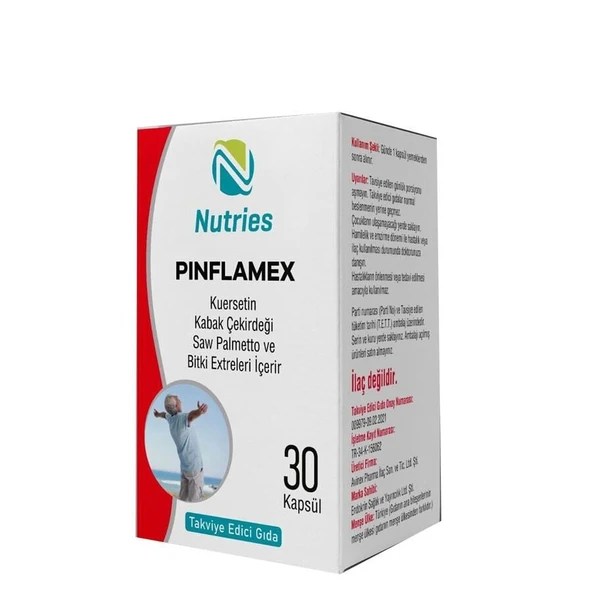 Nutries Pinflamex 30 Kapsül ürün görseli 1