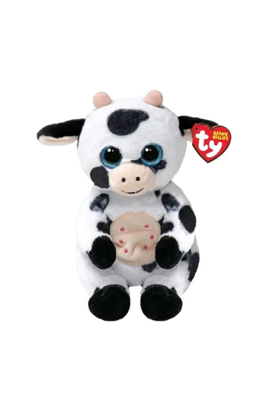 4 ADET Ty Peluş Cow 15 cm - Resim 2