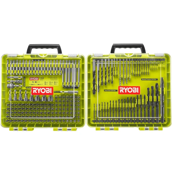 Ryobi RAKDD200 200 Parça Delme Vidalama Aksesuar Seti - 5132004668 ürün görseli 1