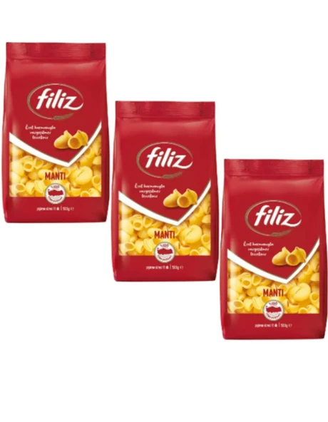 FİLİZ Mantı Makarna Özel Harman 500 Gr 3 Adet ürün görseli 1