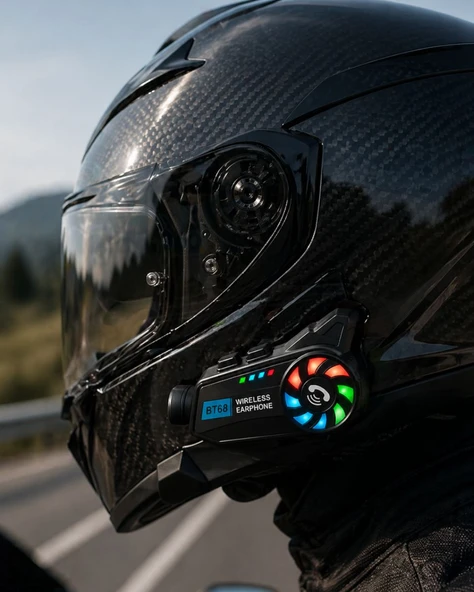 Kask Kamerası Bluetooth Bağlantılı 1080P Kayıt ve Akıllı Kontrol Sistemi ürün görseli 1