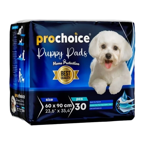 ProChoice Puppy Pad, Köpek Tuvalet Alıştırma Pedi 30lu Paket 60x90 cm ürün görseli 1