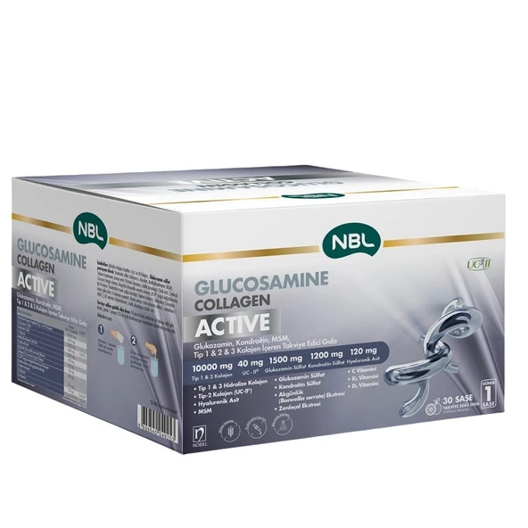 NBL Glucosamine Collagen Active 30 Saşe - Resim 2