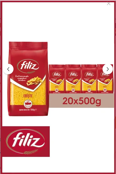 Filiz Erişte Makarna Özel Harman 500 Gr 20 Adet ürün görseli 1