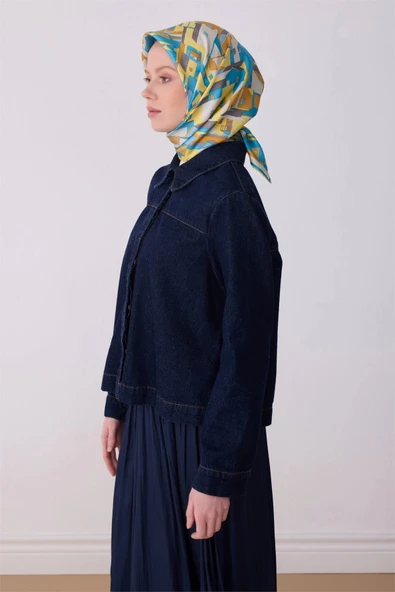 BELLİ TWİLL İPEK EŞARP 26YA4307D01 84 - Resim 2