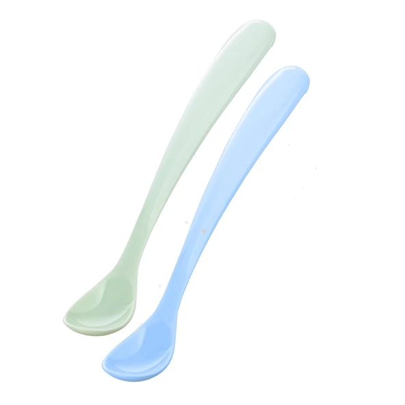 2'li Beslenme Kaşığı Powder Green/Blue & Saklama Kutusu ürün görseli 1
