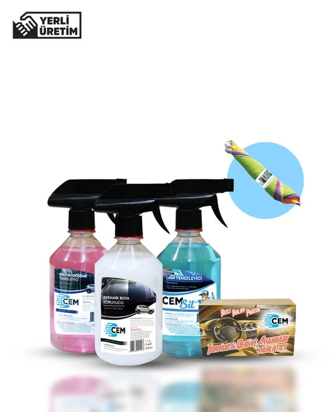CEM CAR CARE Oto İç Bakım ve Temizlik Seti ürün görseli 1