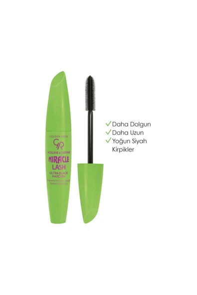 3 ADET Golden Rose Maskara Cat Define Miracle Lash Ultra Black ürün görseli 1